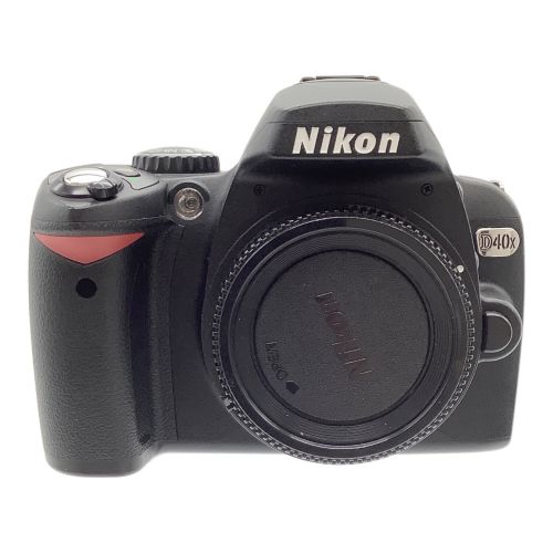 Nikon (ニコン) デジタル一眼レフカメラ レンズキット 動作確認済み D40X 1075万画素(総画素) 専用電池 ISO100～1600 -