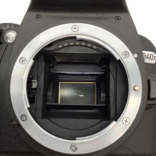 Nikon (ニコン) デジタル一眼レフカメラ レンズキット 動作確認済み D40X 1075万画素(総画素) 専用電池 ISO100～1600 -