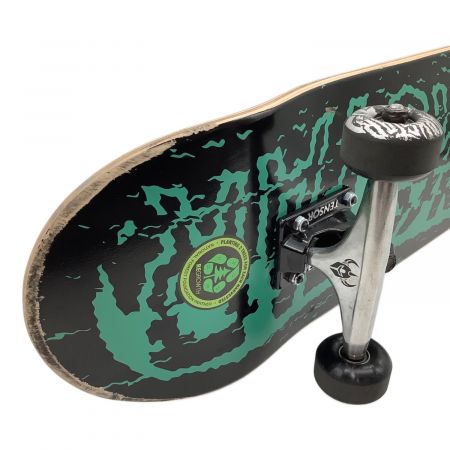 スケートボードセット パウエル　ダークスター DARKSTAR（ダークスター） スケートボード ブラック×グリーン COMPLETE