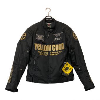 YELLOW CORN (イエローコーン) プロテクタージャケット メンズ SIZE L ブラック×ゴールド タグ付き YB-0303