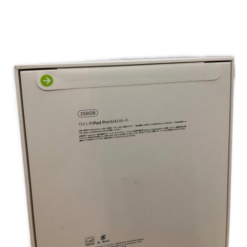 Apple (アップル) iPad Pro 11インチ (M4) MVV93J/A Wi-Fiモデル 256GB iPad OS バッテリー:Sランク(100%) 程度:Sランク(未開封品) ー JXY2M3X67R