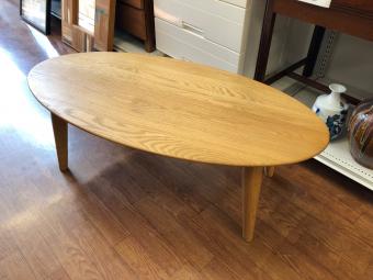 大塚家具 (オオツカカグ) センターテーブル ナチュラル  楕円形天板 シネマ2