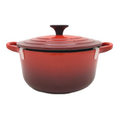 LE CREUSET (ルクルーゼ) 鍋 18cm レッド ココットロンド