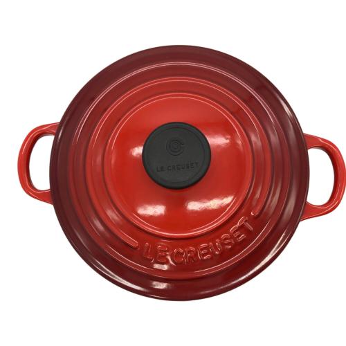 LE CREUSET (ルクルーゼ) 鍋 18cm レッド ココットロンド