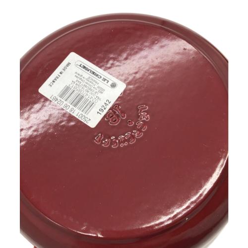 LE CREUSET (ルクルーゼ) 鍋 18cm レッド ココットロンド