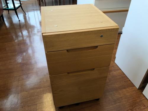 karimoku (カリモク) ワークデスク ナチュラル AU0310ME/AU0302ME/SU0337ME 袖机セット SU3320 幅110㎝