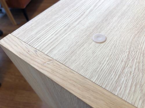 karimoku (カリモク) ワークデスク ナチュラル AU0310ME/AU0302ME/SU0337ME 袖机セット SU3320 幅110㎝