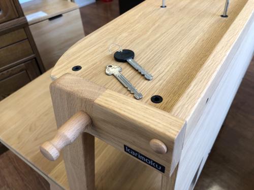 karimoku (カリモク) ワークデスク ナチュラル AU0310ME/AU0302ME/SU0337ME 袖机セット SU3320 幅110㎝