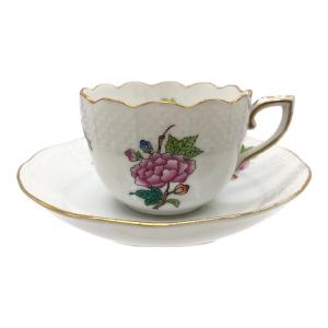 Herend (ヘレンド) デミタスカップ&ソーサー キズ・ヨゴレ有 ヴィクトリアブーケ