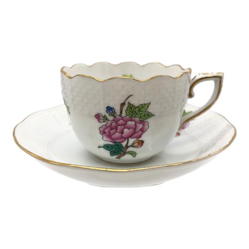 Herend (ヘレンド) デミタスカップ&ソーサー キズ・ヨゴレ有 ヴィクトリアブーケ