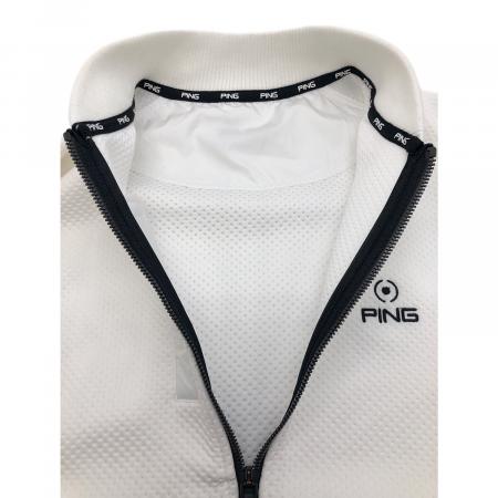 PiNG (ピン) ゴルフウェア(トップス) メンズ SIZE S ホワイト×ブラック