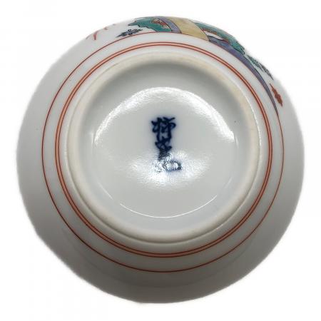 十四代柿右衛門 (ジュウヨンダイカキエモン) 花瓶 錦菊鳥文 一輪生