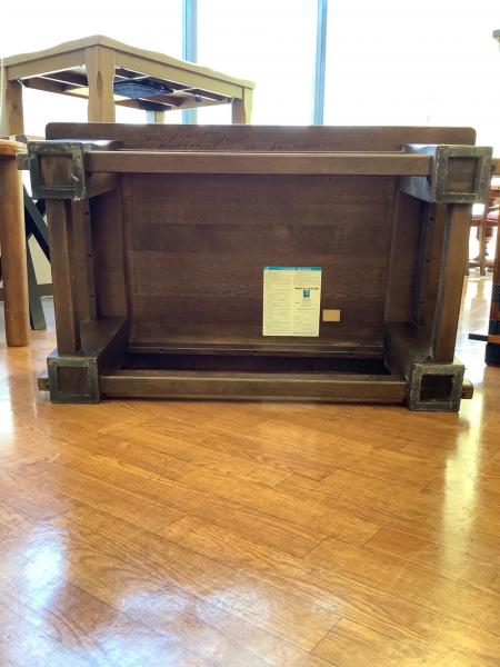柏木工 (カシワモッコウ) センターテーブル ブラウン オーク材 