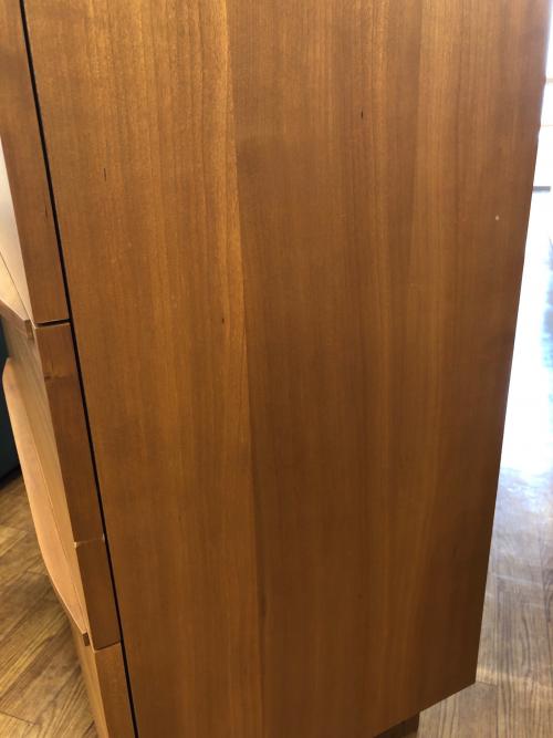 UNICO (ウニコ) トールチェスト ブラウン 廃盤プレミア品 5段 ブラックチェリー 無垢材 LUNE