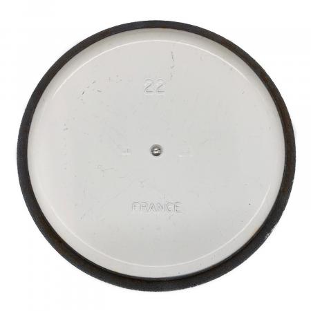 LE CREUSET (ルクルーゼ) ココット・ロンド SIZE 22cm ホワイト