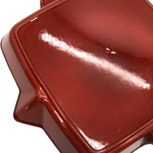 Staub (ストウブ) アメリカンスクエアグリルパン SIZE 26cm レッド