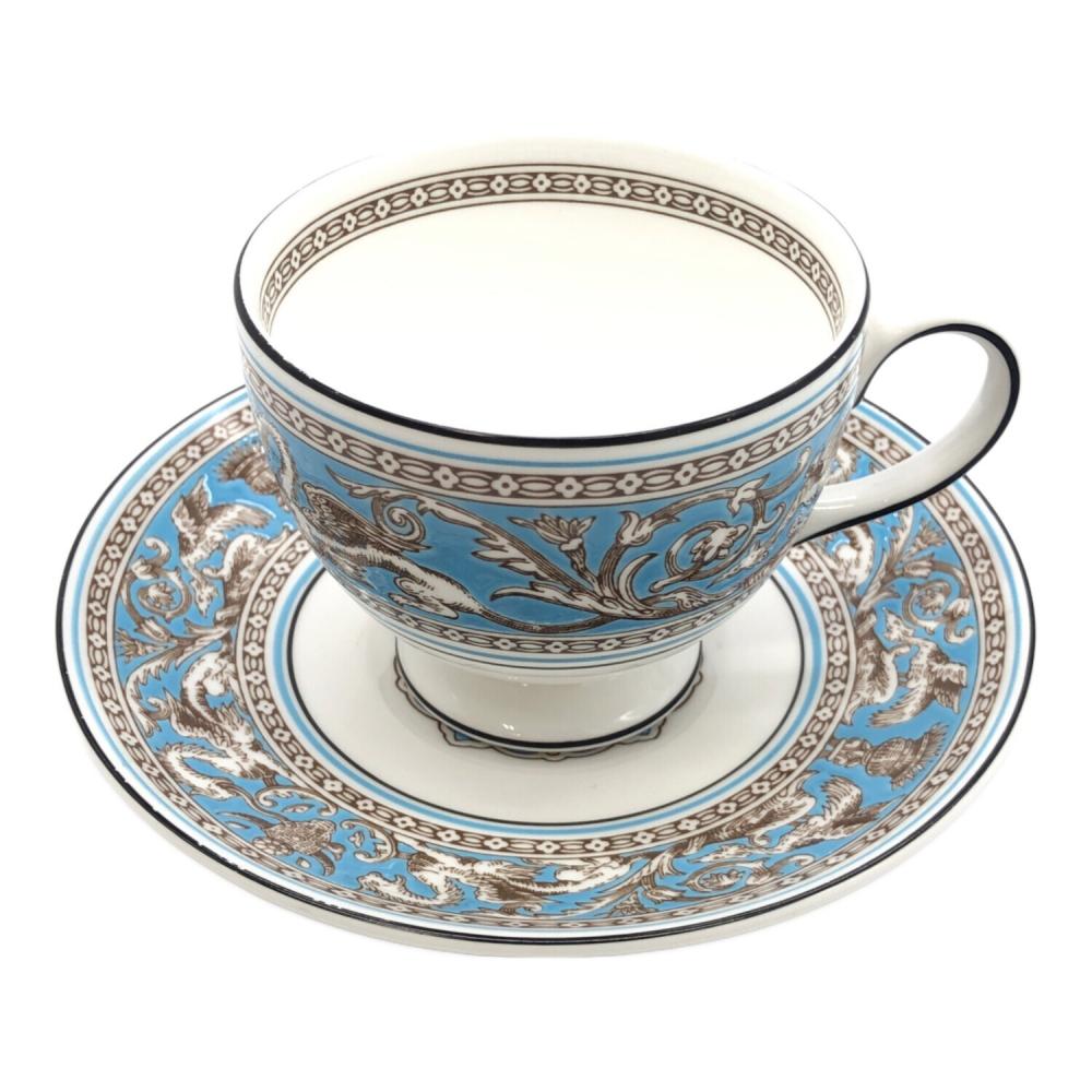 Wedgwood (ウェッジウッド) カップ&ソーサー 黒壺刻印 フロレン