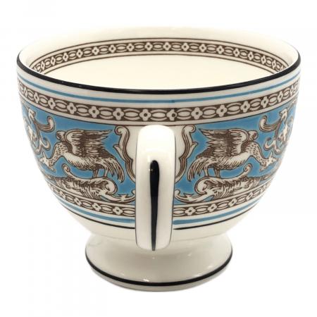 【未使用品】ウェッジウッド　フロレンティーンターコイズ　サラダソーサー　黒壺 Wedgwood (ウェッジウッド) カップ&ソーサー 黒壺刻印 フロレン