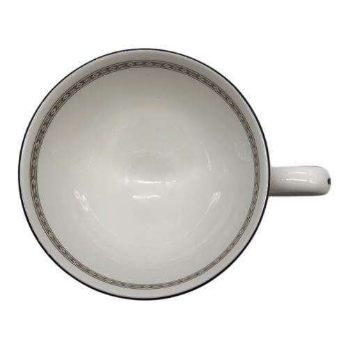 Wedgwood (ウェッジウッド) カップ&ソーサー 黒壺刻印 フロレンティーン・ターコイズ