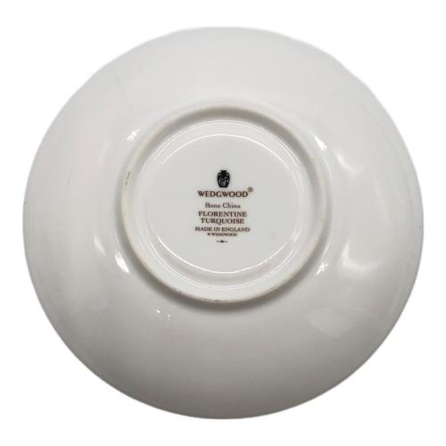 Wedgwood (ウェッジウッド) カップ&ソーサー 黒壺刻印 フロレンティーン・ターコイズ