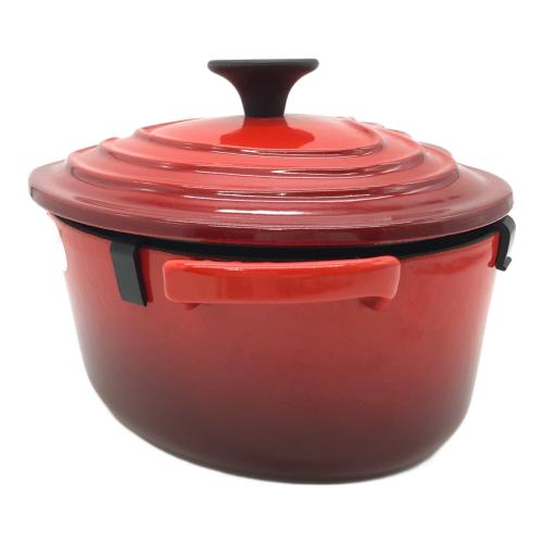 LE CREUSET (ルクルーゼ) 両手鍋 19cm レッド ココット・ダムール