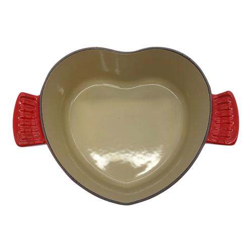 LE CREUSET (ルクルーゼ) 両手鍋 19cm レッド ココット・ダムール