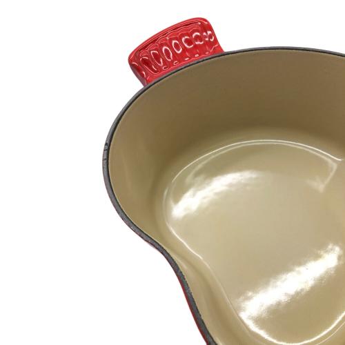 LE CREUSET (ルクルーゼ) 両手鍋 19cm レッド ココット・ダムール