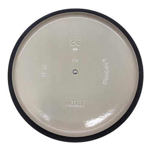 LE CREUSET (ルクルーゼ) 両手鍋 SIZE 26cm レッド ココット・ロンド