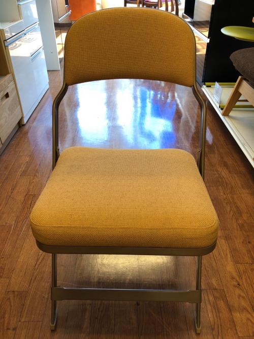 clarin (クラリン) 折りたたみチェアー ベージュ×ブラウン 77