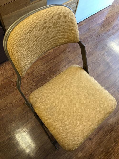 clarin (クラリン) 折りたたみチェアー ベージュ×ブラウン 77