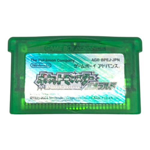 ゲームボーイアドバンス用ソフト ポケットモンスターエメラルド -