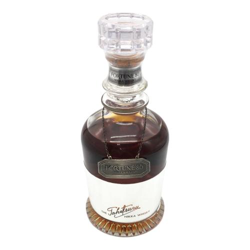 ニッカ ジャパニーズウィスキー 沈殿物有・目減り有 760ml フォーチュン80 未開封