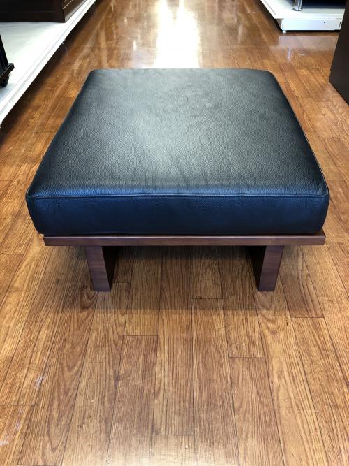 シギヤマ家具 (シギヤマカグ) レザースツール ブラック×ブラウン LEATHER STOOL