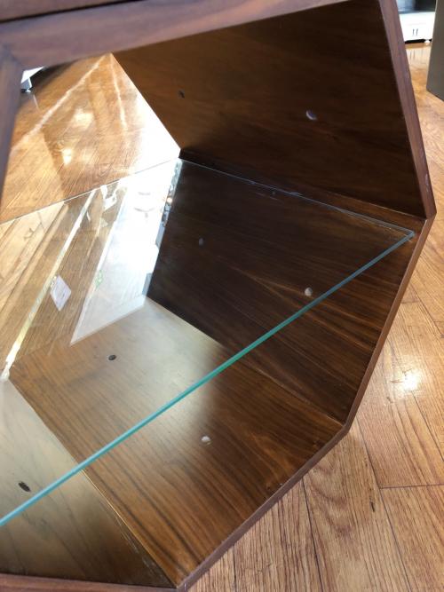 オープンシェルフ ダークブラウン 3点連結