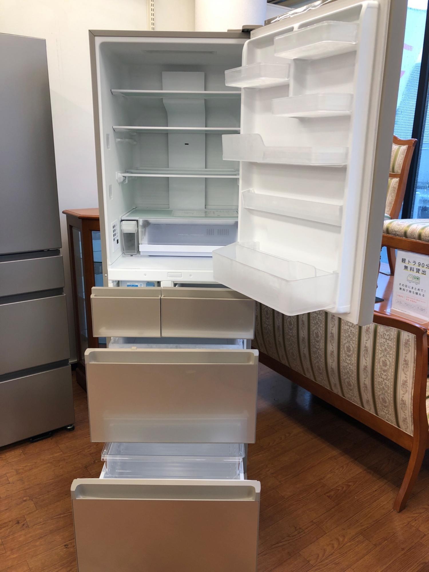 Panasonic (パナソニック) 5ドア冷蔵庫 ガラストップドア モデル、動作