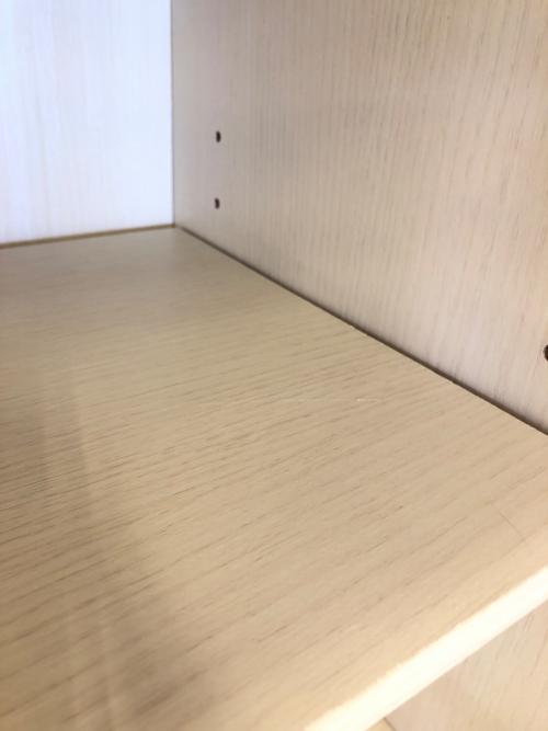 ニトリ レンジラック ナチュラル×ホワイト 263 4枚扉 ファル36