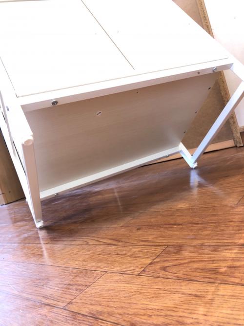 ニトリ レンジラック ナチュラル×ホワイト 263 4枚扉 ファル36