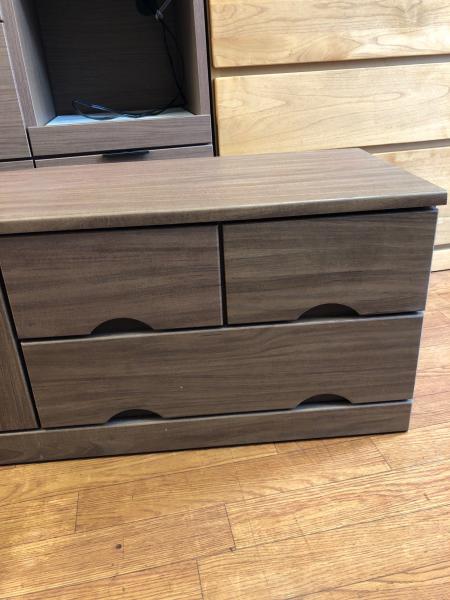 ニトリ　木製テレビ台 ダークブラウン・ライトブラウン 美品✨【ニトリ】テレビ台 ローボード 125cm パルサー 木目