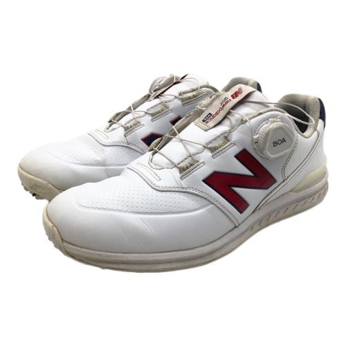 NEW BALANCE GOLF (ニューバランス ゴルフ) ゴルフシューズ メンズ SIZE 26cm ホワイト MGB996TR
