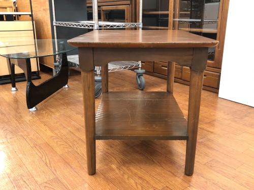 BROWER社 サイドテーブル ブラウン 米軍放出品