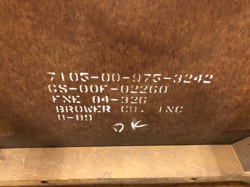 BROWER社 サイドテーブル ブラウン 米軍放出品