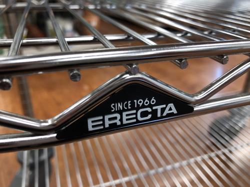 ERECTA スーパーエレクターカート シルバー×ブラック