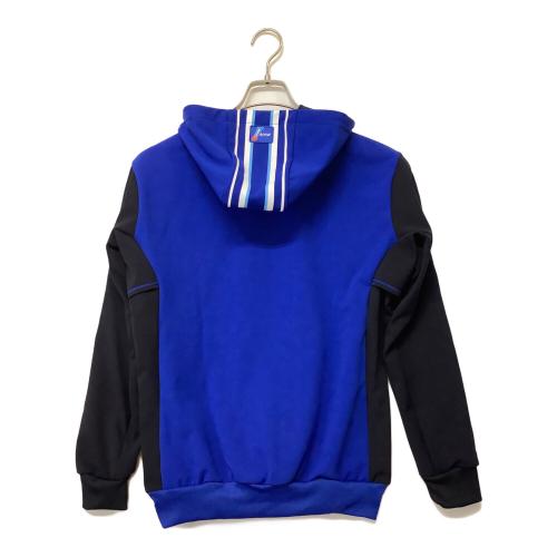 横浜DeNAベイスターズ (ヨコハマディーエヌエーベイスターズ) 応援グッズ Sサイズ ブルー×ブラック フーディ オーセンティックスウェットパーカー