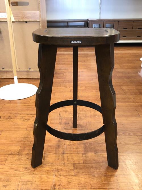 karimoku (カリモク) ハイチェア ブラウン RUSTIC