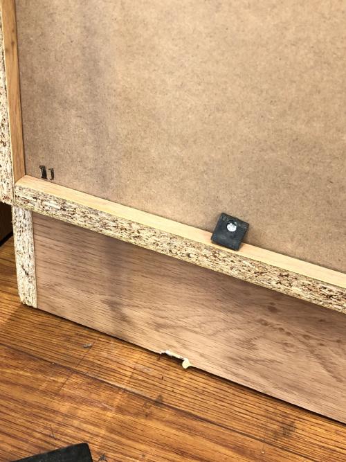 ぽん家具 (ポンカグ) 2枚扉カップボード ナチュラル