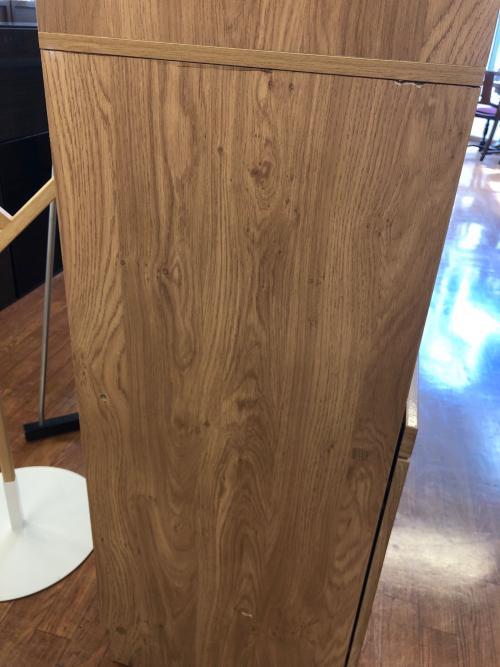 ぽん家具 (ポンカグ) 2枚扉カップボード ナチュラル