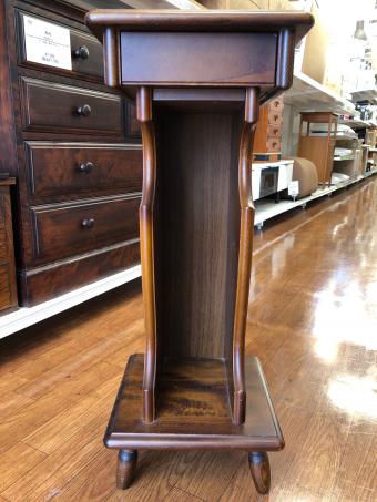 karimoku (カリモク) 電話台 ブラウン 引き出し付