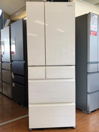 Panasonic (パナソニック) 6ドア冷蔵庫 「はやうま冷凍」 「Ｗシャキシャキ野菜室」 ファン式 NR-F609HPX-W 2023年製 600L 113L クリーニング済