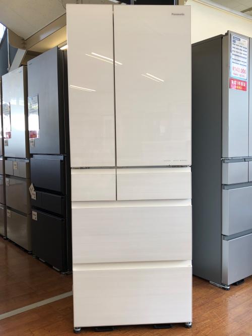 Panasonic (パナソニック) 6ドア冷蔵庫 「はやうま冷凍」 「Ｗシャキシャキ野菜室」 ファン式 NR-F609HPX-W 2023年製 600L 113L クリーニング済