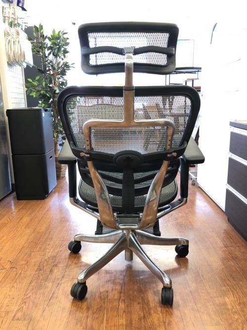 Ergohuman (エルゴヒューマン) ワークチェアー ブラック×シルバー KM11 EH-HAM